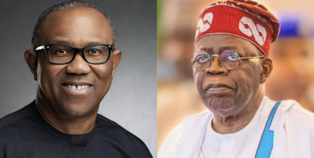 Peter Obi, the leader of Nigeria's opposition and President Bola Tinubu